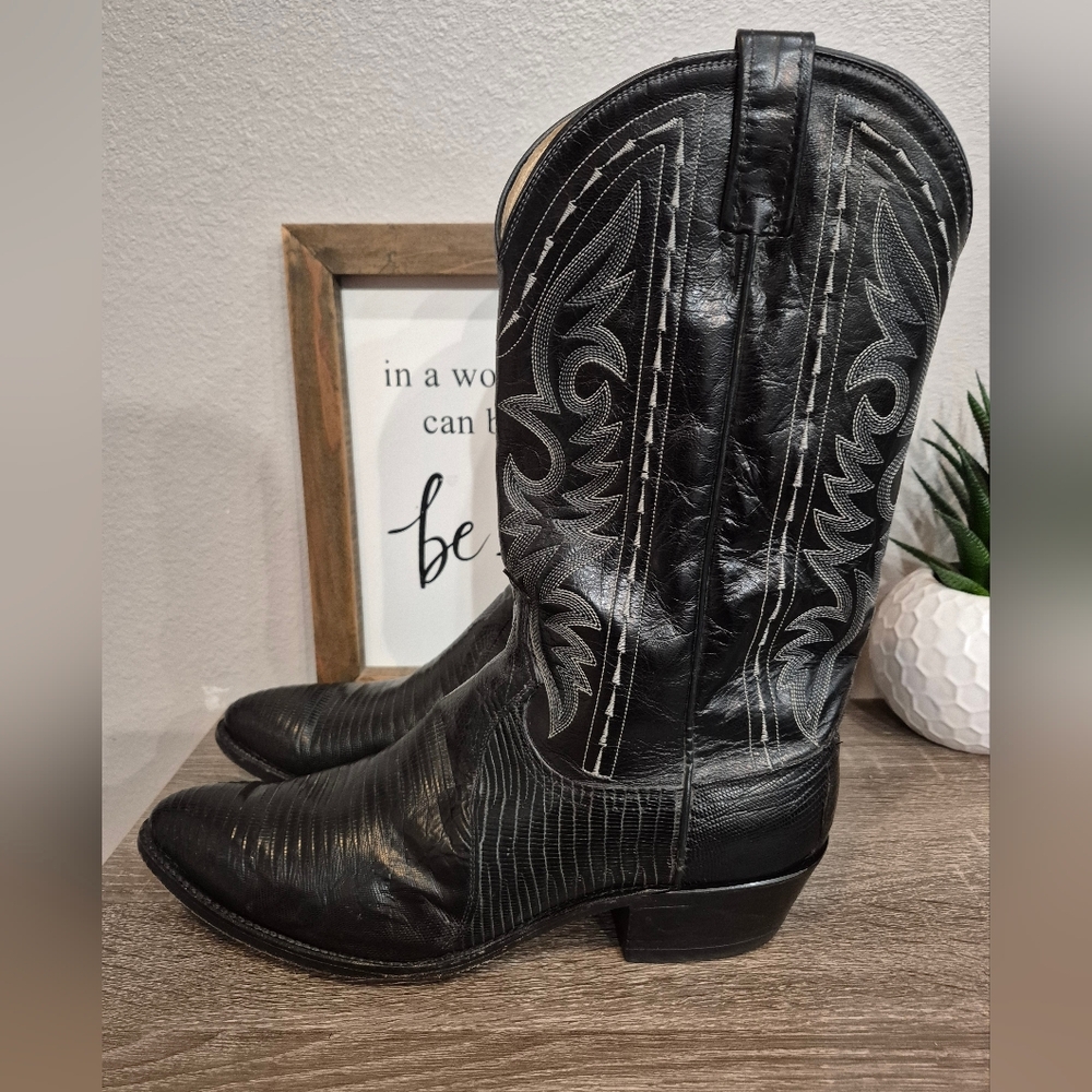 Dan Post Boots Exotic Lizard Size 10 - Picture 3 of 10